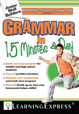 Grammar in 15 Minutes a Day  9781576856628 Front Cover