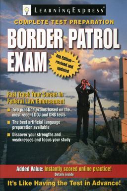 Border Patrol Exam 4th 9781576856727 Front Cover