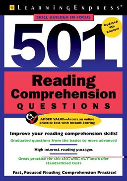 501 Reading Comprehension Questions 4th 9781576857472 Front Cover