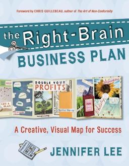 Right-Brain Business Plan A Creative, Visual Map for Success  9781577319443 Front Cover