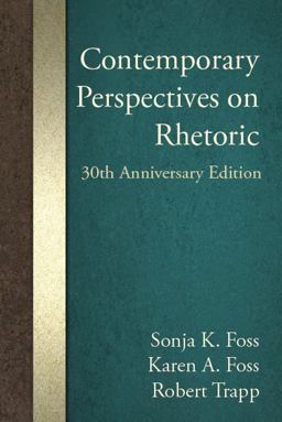 Contemporary Perspectives on Rhetoric 3rd 9781577662051 Front Cover