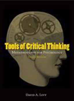 Tools of Critical Thinking Metathoughts for Psychology 2nd 9781577666295 Front Cover