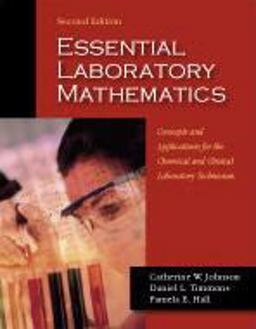 Essential Laboratory Mathematics 2nd 9781577666608 Front Cover