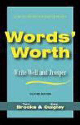 Words' Worth Write Well and Prosper 2nd 9781577666776 Front Cover