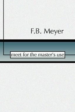 Meet for the Master's Use