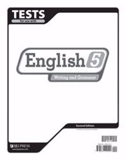 English 5 Tests 2nd Edition 1st 9781579249441 Front Cover
