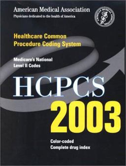 Hcpcs 2003 (Color Coded W/Complete Drug Index)