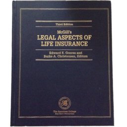 McGill's Legal Aspects of Insurance 3rd 9781579960612 Front Cover