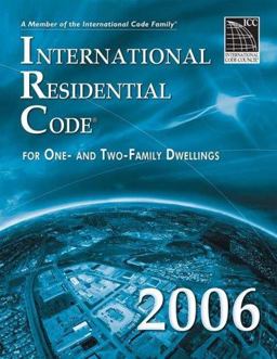 International Residential Code For One- and Two-Family Dwellings  9781580012539 Front Cover