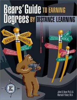 Bears' Guide to Earning Degrees by Distance Learning 15th 9781580084314 Front Cover