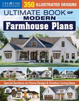 Ultimate Book of Modern Farmhouse Plans 350 Illustrated Designs  9781580118705 Front Cover