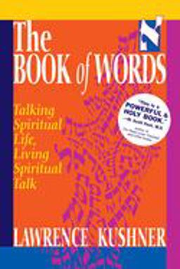 Book of Words Talking Spiritual Life, Living Spiritual Talk  9781580230209 Front Cover