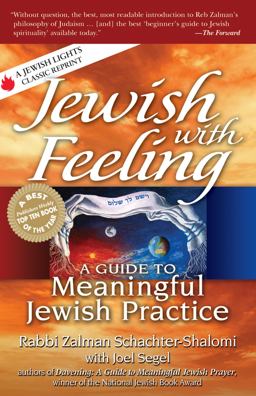 Jewish with Feeling A Guide to Meaningful Jewish Practice  9781580236911 Front Cover