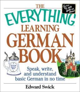 Everythingï¿½ Learning German Book Speak, Write and Understand Basic German in No Time  9781580628754 Front Cover