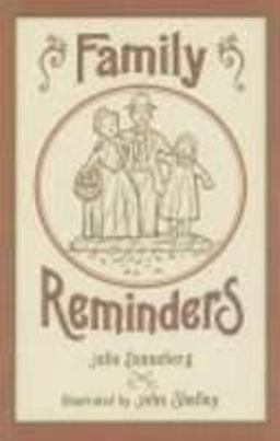 Family Reminders  9781580893206 Front Cover