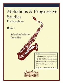 Melodious and Progressive Studies, Book 1 Saxophone  9781581060607 Front Cover