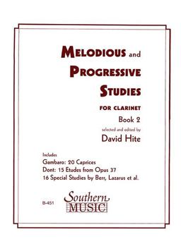 Melodious and Progressive Studies (Newly Revised), Book 2 Clarinet  9781581060676 Front Cover