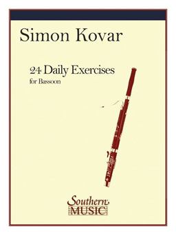 24 Daily Exercises for Bassoon Bassoon  9781581063325 Front Cover