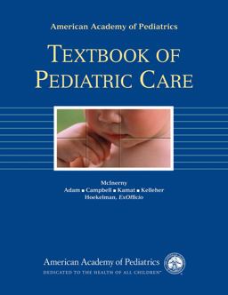 American Academy of Pediatrics Textbook of Pediatric Care  9781581102680 Front Cover