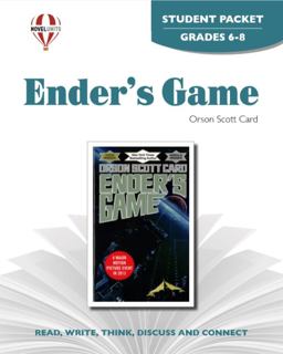 Ender's Game Novel Units Student Packet  9781581305128 Front Cover