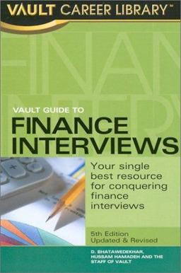 Vault Guide to Finance Interviews