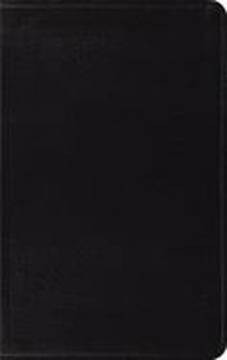 ESV Thinline Bible, Red Letter (Bonded Leather, Black)  9781581343731 Front Cover