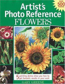 Artist's Photo Reference Flowers  9781581806779 Front Cover