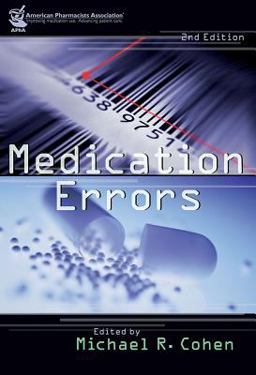 Medication Errors 2nd 9781582120928 Front Cover