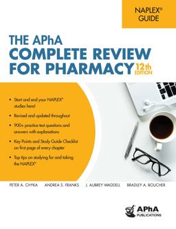 APhA Complete Review for Pharmacy 12th 9781582122816 Front Cover