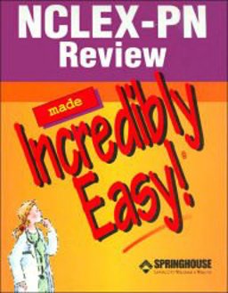 NCLEX PN 250 New-Format Questions/NCLEX-PN Review Made Incredibly Easy!
