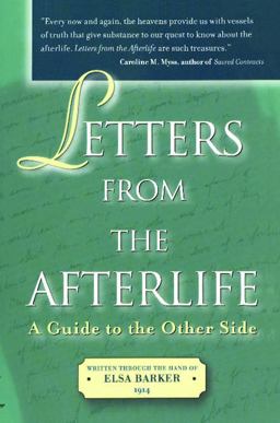 Letters from the Afterlife A Guide to the Other Side  9781582701219 Front Cover