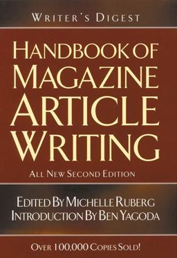 Handbook of Magazine Article Writing 2nd 9781582973340 Front Cover