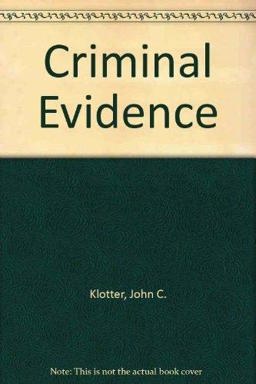 Criminal Evidence 8th 9781583605585 Front Cover