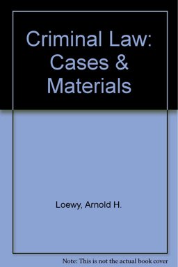 Criminal Law : Cases and Materials 2nd 9781583607541 Front Cover