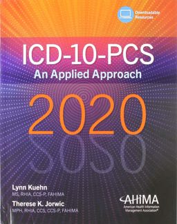Icd-10-Pcs An Applied Approach 2020  9781584267539 Front Cover