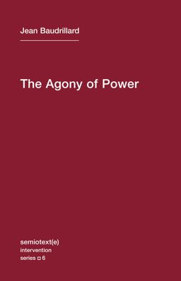 Agony of Power  9781584350927 Front Cover