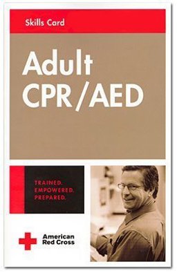 Adult CPR/AED Skills Card: 2nd 9781584803386 Front Cover