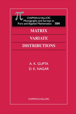 Matrix Variate Distributions  9781584880462 Front Cover