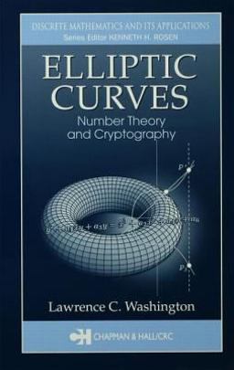 Elliptic Curves Number Theory and Cryptography  9781584883654 Front Cover