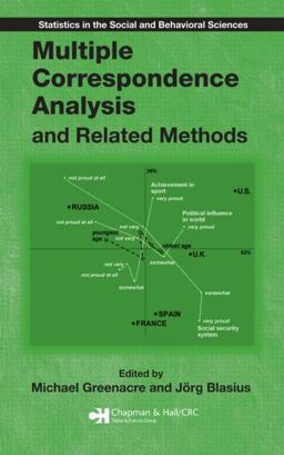 Multiple Correspondence Analysis and Related Methods  9781584886280 Front Cover
