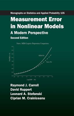 Measurement Error in Nonlinear Models A Modern Perspective, Second Edition 2nd 9781584886334 Front Cover