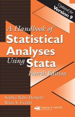 Handbook of Statistical Analyses Using Stata 4th 9781584887560 Front Cover