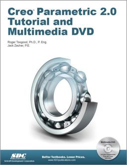 Creo Parametric 2. 0 Tutorial  9781585038152 Front Cover