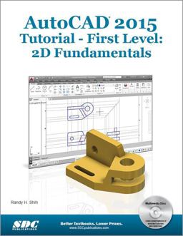 AutoCAD 2015 Tutorial - First Level 2D Fundamentals  9781585038640 Front Cover