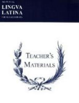 Lingua Latina: Teacher's Materials/Key  9781585100743 Front Cover