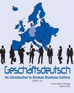 Geschï¿½ftsdeutsch An Introduction to German Business Culture  9781585108008 Front Cover