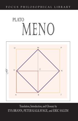 Plato: Meno  9781585109937 Front Cover
