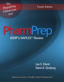 PharmPrep ASHP's NaplexÂ® Review 4th 9781585282555 Front Cover