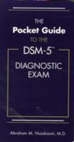 Pocket Guide to the DSM-5ï¿½ Diagnostic Exam  9781585624669 Front Cover