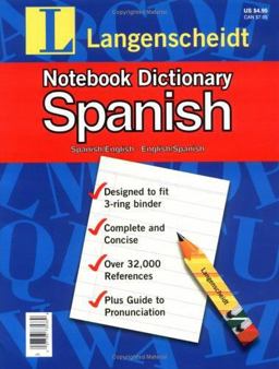 Notebook Dictionary : Spanish/English - Refill (12 Pack)  9781585735334 Front Cover